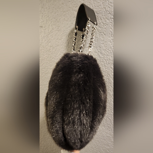 Beautiful Quilted Faux Fur Hobo Bag - Picture 6 of 16
